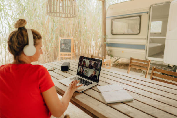 Zelfstandig werken vanaf de camping